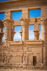 Fototapeta premium Vista de la isla del templo de Philae - Asuán Egipto
