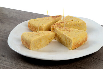 Spanish omelette with potato and onion