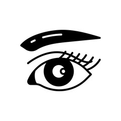 Eye icon in vector. Illustration