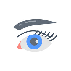 Obraz premium Eye icon in vector. Illustration