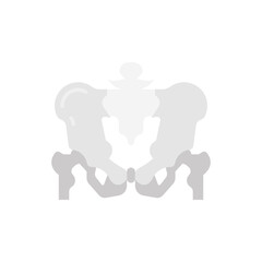 Pelvis icon in vector. Illustration