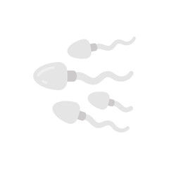 Sperms icon in vector. Illustration