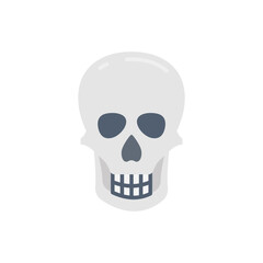 Skull icon in vector. Illustration