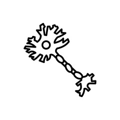 Neuron icon in vector. Illustration