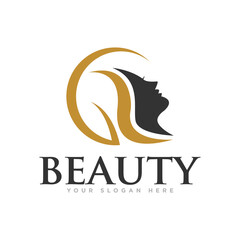 Beauty Salon Logo Design Illustration