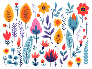seamless pattern with flowers, seamless floral pattern, generative AI