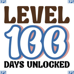 100 Days Of School Retro Svg Design 