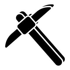 Modern design icon of pickaxe