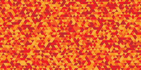 	
Abstract red and yellow geomatics trianlge background. Abstract geometric pattern red and yellow Polygon Mosaic triangle Background, business and corporate background.
