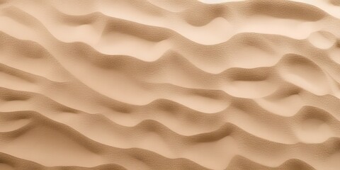 Fototapeta na wymiar Nature Grace. Smooth Textured Sand Dunes Creating a Mesmerizing Desert Landscape