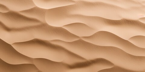 Fototapeta na wymiar Nature Grace. Smooth Textured Sand Dunes Creating a Mesmerizing Desert Landscape