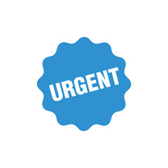 urgent tag. urgent isolated peeler vector template