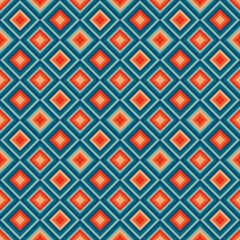 Vintage pattern square , illustration