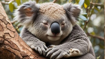 Koala Taking a Napping.
Generative AI