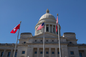 Arkansas state capitol building.