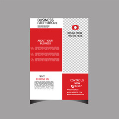 Business  flyer design a4 template. Vector illustration