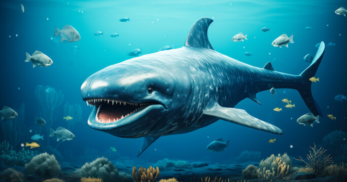 Massive Clay Sea Creature: Illustrative Artwork