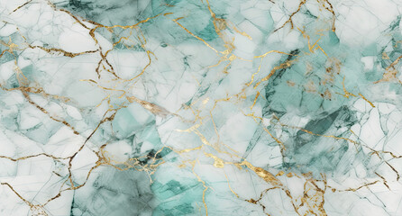 white and soft green marble texture extra bright, bright gold details, bright color lighting, realistic photograpy, soft stuido lighting, ai generative