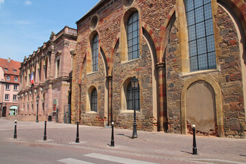 former dominican convent in colmar in alsace (france)