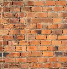 bricks Stone wall red blocks seamless pattern texture background