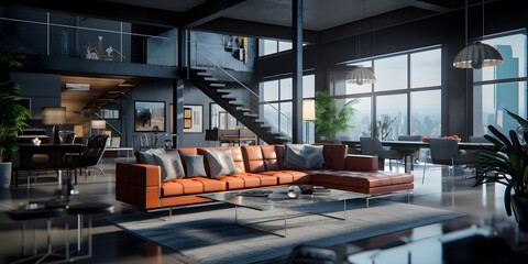 Fototapeta premium modern interior design