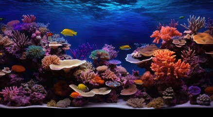 Fototapeta na wymiar Corals in the water
