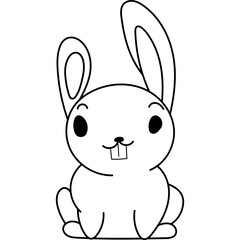 Hares Characters Coloring Book