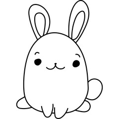 Hares Characters Coloring Book