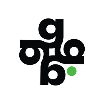 letter G monogram vector icon. G typography monogram.