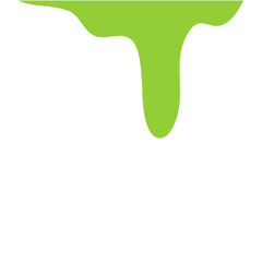 Melted Green Toxic Slime Blob