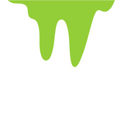Fototapeta premium Melted Green Toxic Slime Blob