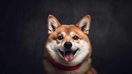 portrait of a chiba dog