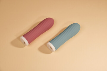 Adult sex toys, two small vibrators, vibro bullets, vibrator for women