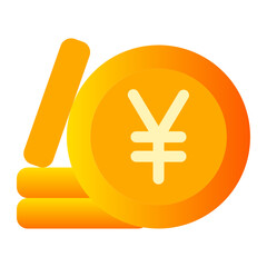 Obraz premium Yen Coin