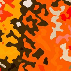 Abstract Background with multi colour camouflage and mordern wavey design with military camouflage ,multi colour texture with febrick pattern. textile colour  print fabrick illustration with wave