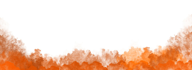 Orange color gradient smoke transparent backgrounds