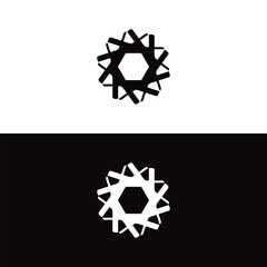 Circle icon vector logo template design . Circle silhouette illustration