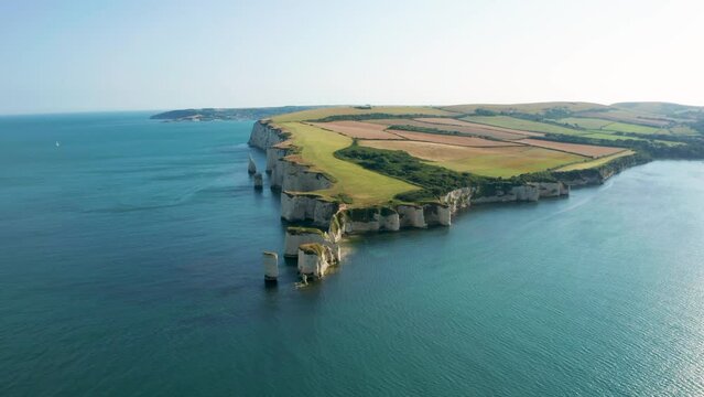 Old Harry Rocks Drone Footage, Studland, Dorset