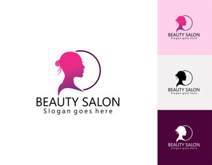 Beauty logo collection template vector