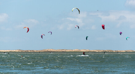 voilier, Catamaran, Kitesurf, Windsurf, Planche &agrave; voile, La Lagune, presqu'&icirc;le d'Arvert, La Palmyre, Charente Maritime, 17, France
