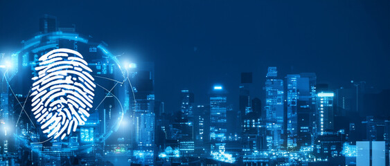 Biometric identification of security