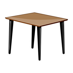 wood wooden table cartoon. brown desk, top texture, board empty wood wooden table sign. isolated symbol vector illustration