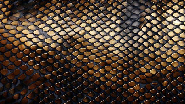 Snake skin texture as background