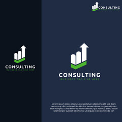 Business Consulting Logo. Minimalist Logo Design. 