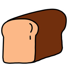 illustration of a bread