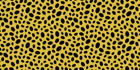 Leopard skin. Seamless plain surface, reminiscent of a leopard skin. Seamless pattern for textiles, pillows, clothes, background, packaging, notepads. Vector.