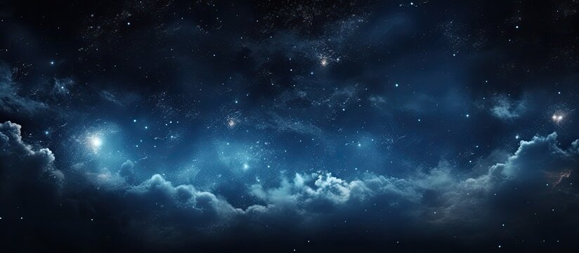 A dark interstellar space serves as the perfect backdrop for a starry night sky.
