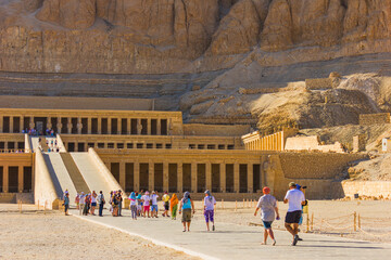 Memorial Temple of Hatshepsut . Luxor, Egypt