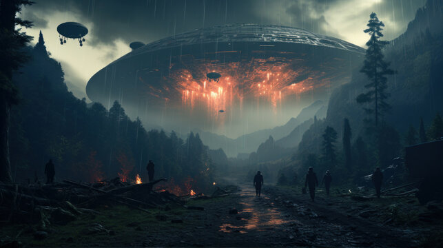 invasion of earth by aliens ufos