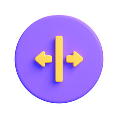 Fototapeta premium wide symbol 3d icon design